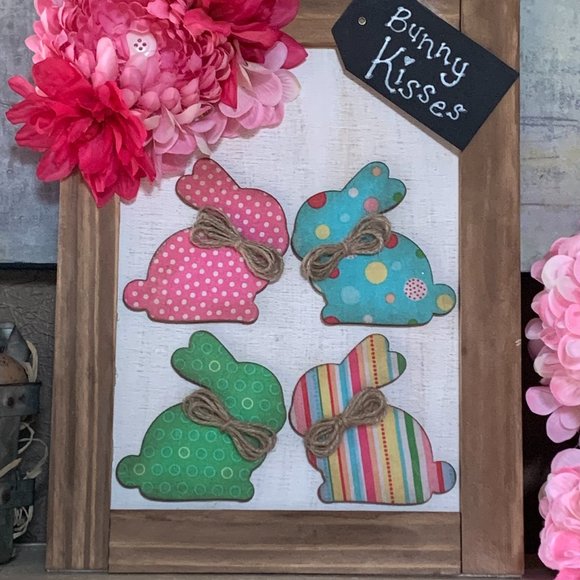 Precious Bunny Kisses Bunny Sign - Picture 2 of 9